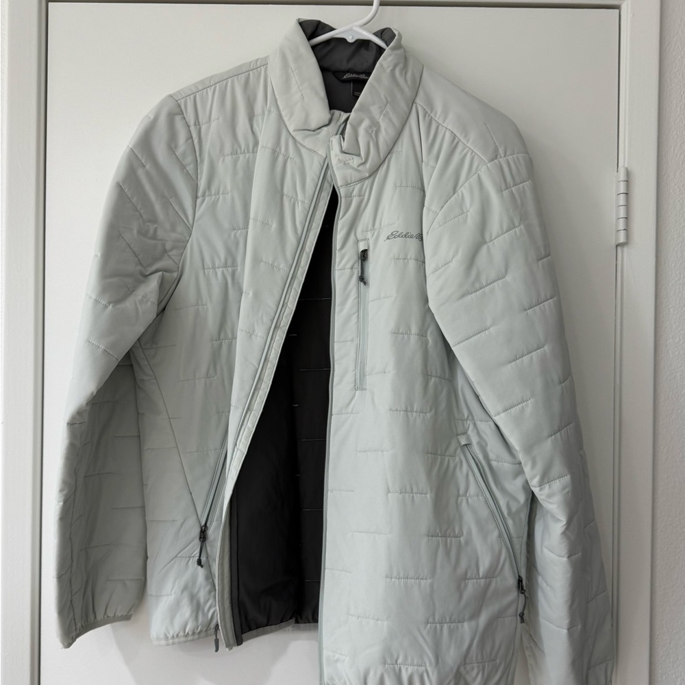 Eddie Bauer Women’s Silver Puffer Jacket